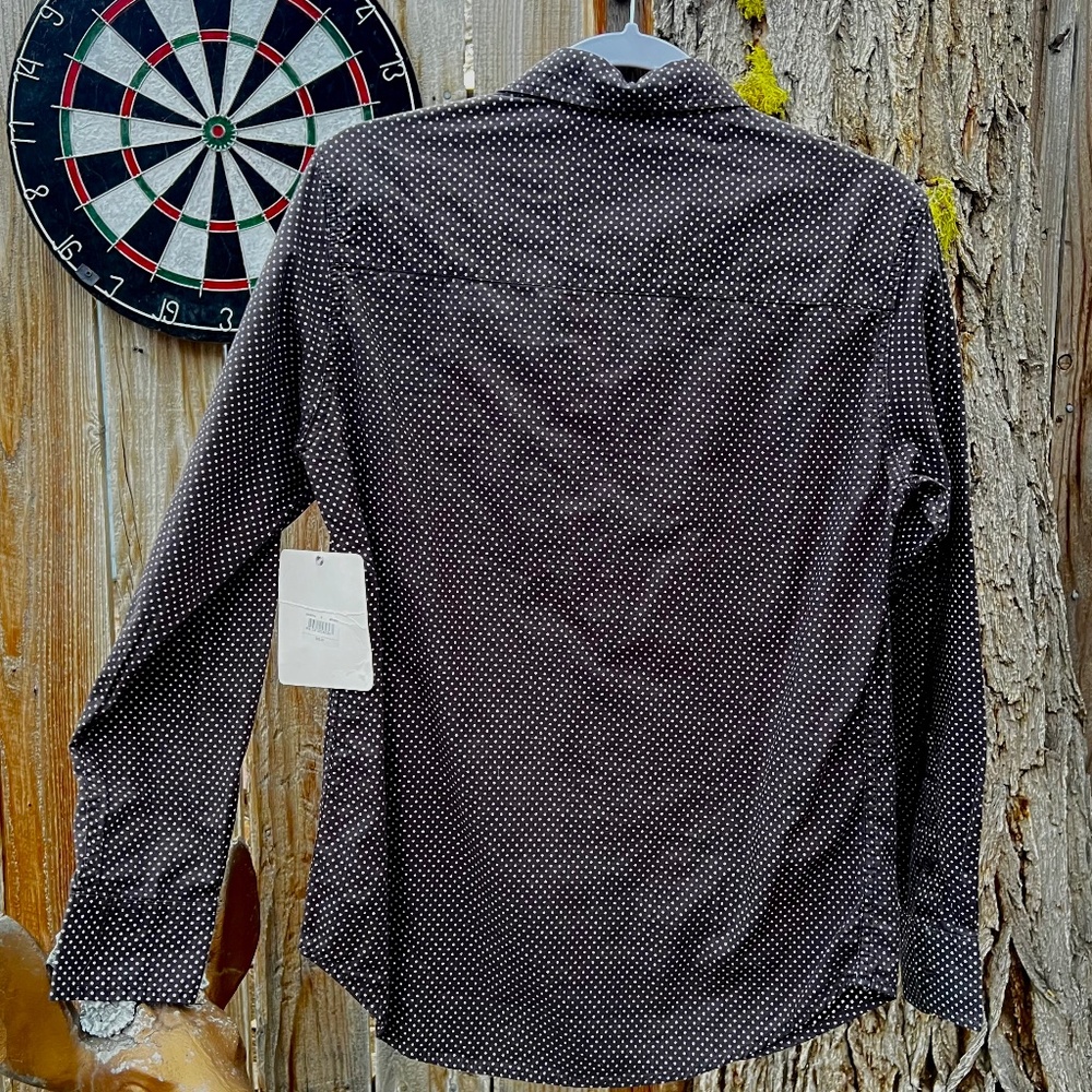Broken Threads Mod Polka Dot Button Down Shirt. - image 2